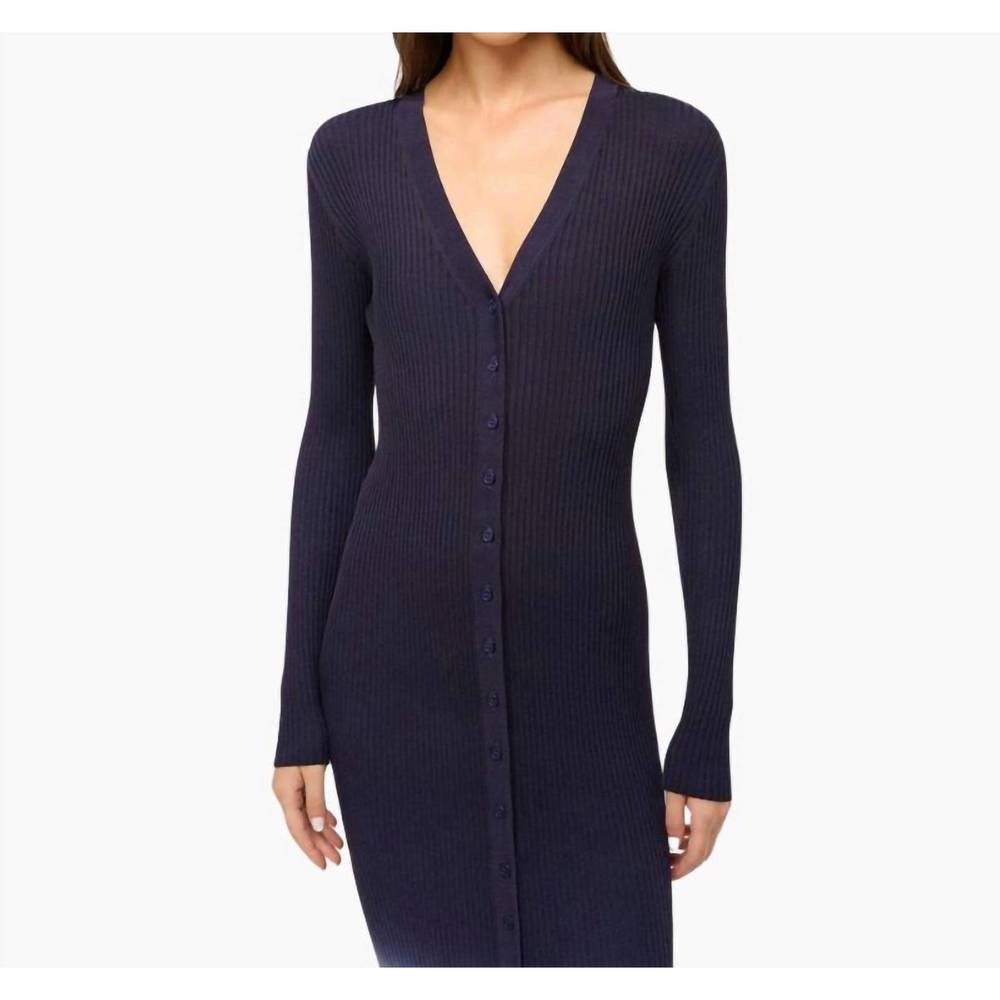 NEW STAUD shoko sweater dress in twilight dip dye - Picture 4 of 5